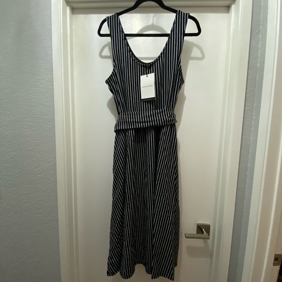 Striped Midi Dress - Picture 1 of 3